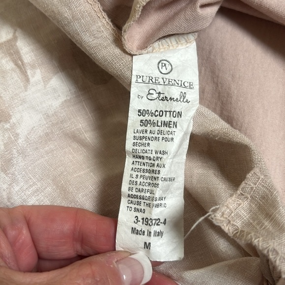 Pure Venice Pink Linen Top - Picture 7 of 9